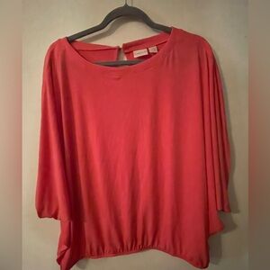 Chico’s Elegant Women's Dark Pink Top